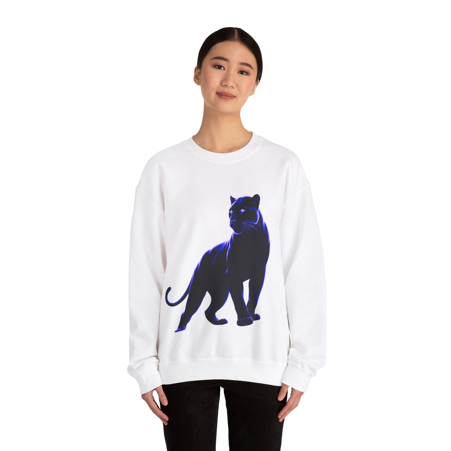 Panther Illustration Crewneck Sweatshirt