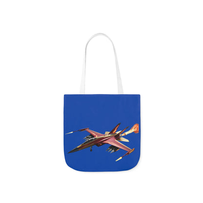 Canvas Tote Bag - Stylish and Versatile with Vibrant All-Over Print and Multiple Strap Options