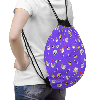 Cat Drawstring Bag