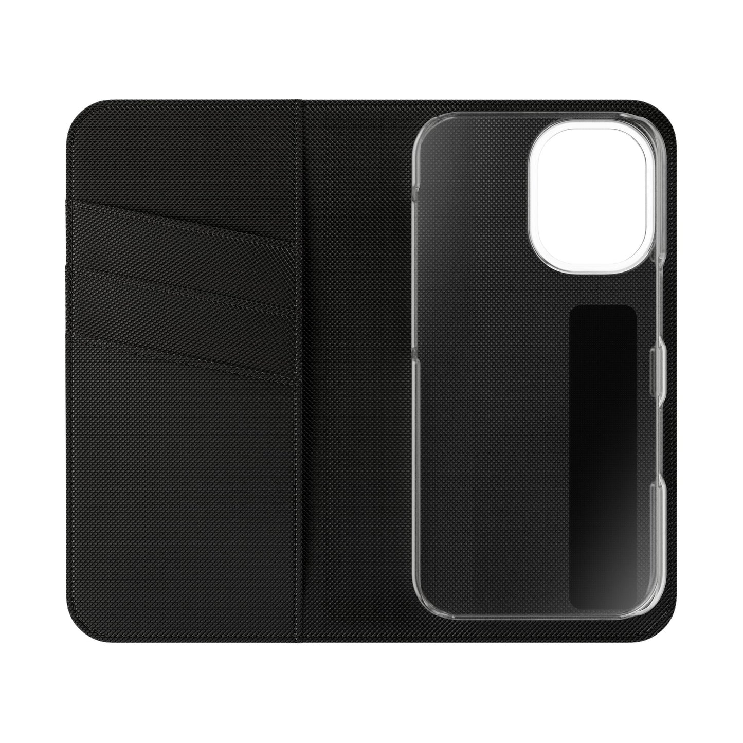 iPhone Flip Case - Faux Leather with Stand Feature and Card Storage