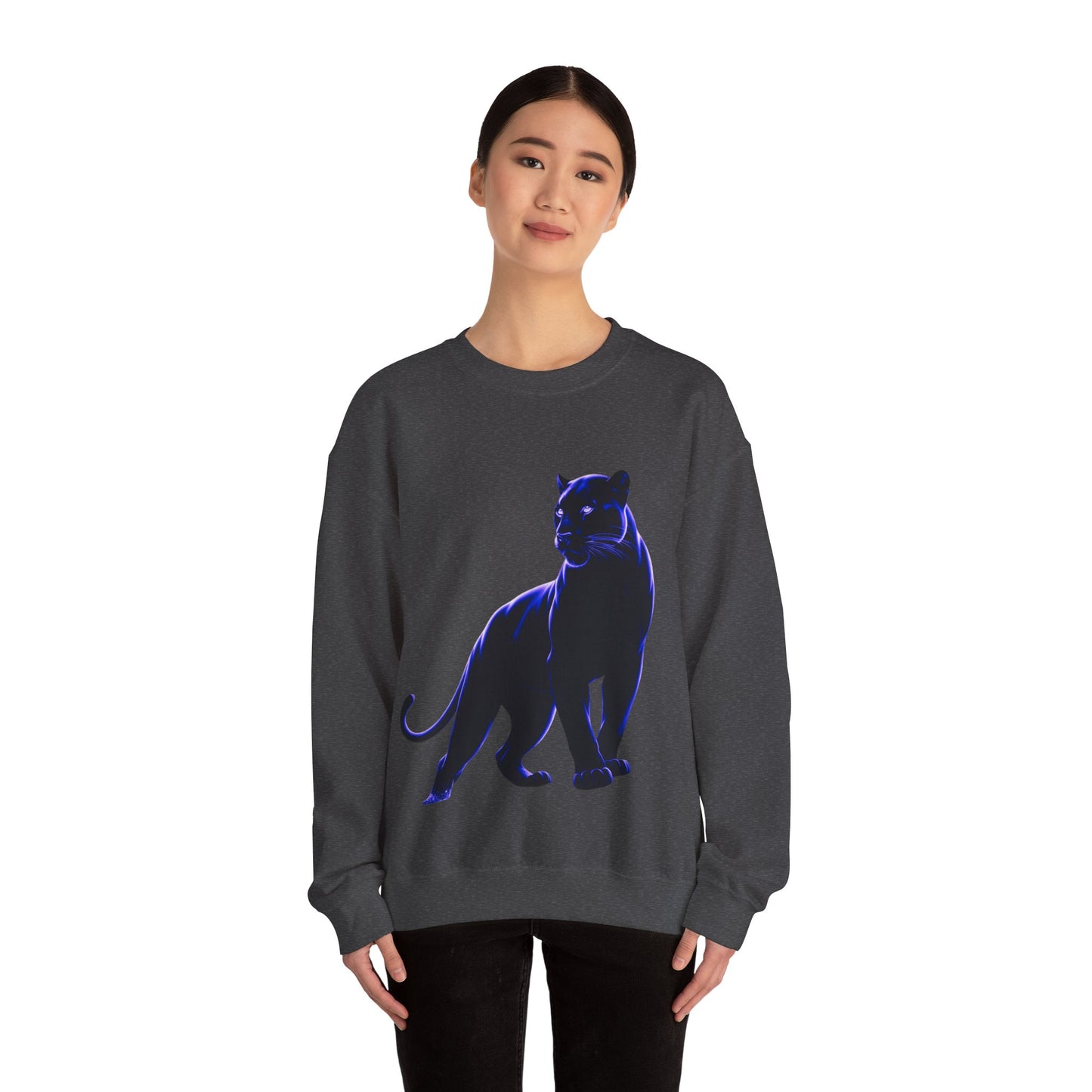 Panther Illustration Crewneck Sweatshirt