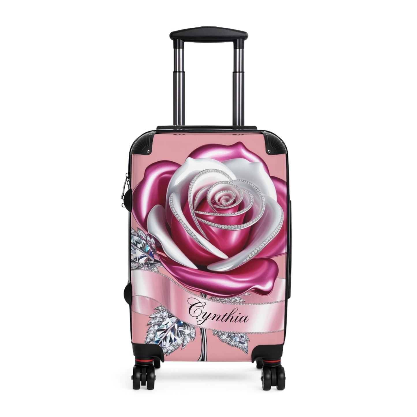 Suitcase Travel Luggage with 360-Degree Swivel Wheels and Adjustable Handle