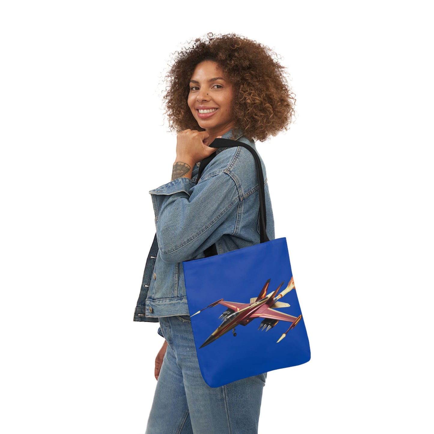 Canvas Tote Bag - Stylish and Versatile with Vibrant All-Over Print and Multiple Strap Options