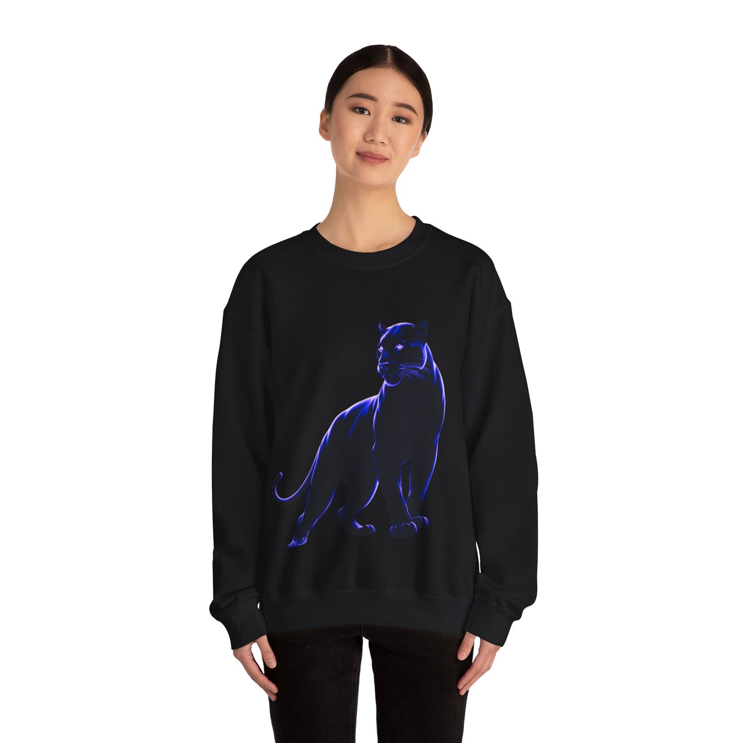 Panther Illustration Crewneck Sweatshirt