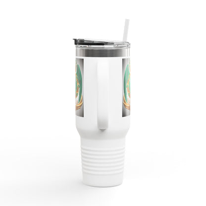 Insulated Travel Mug 40oz Stainless Steel Double-Wall Insulated with Lid and Straw - 8 Color Variants