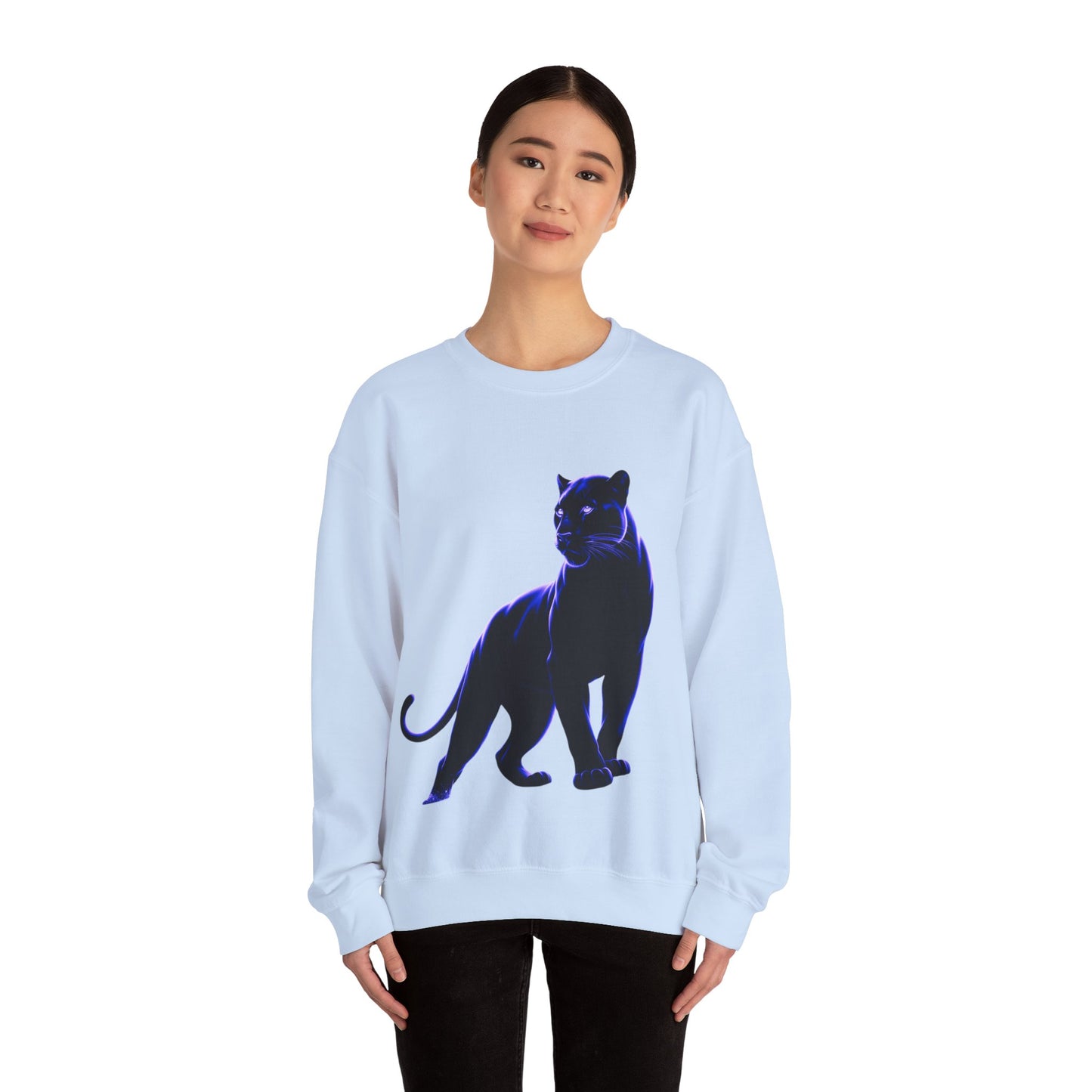 Panther Illustration Crewneck Sweatshirt