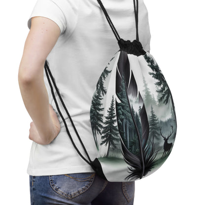 Drawstring Bag - Lightweight and Durable Gym Storage - 100% Polyester