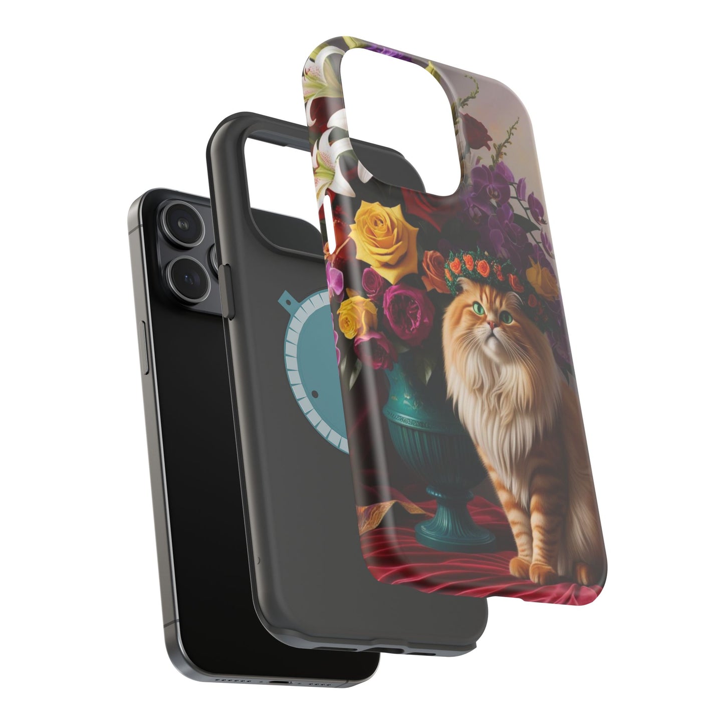 Phone Case - Vibrant Pet Lover Design - Durable Dual-Layer Protection - Matte Finish