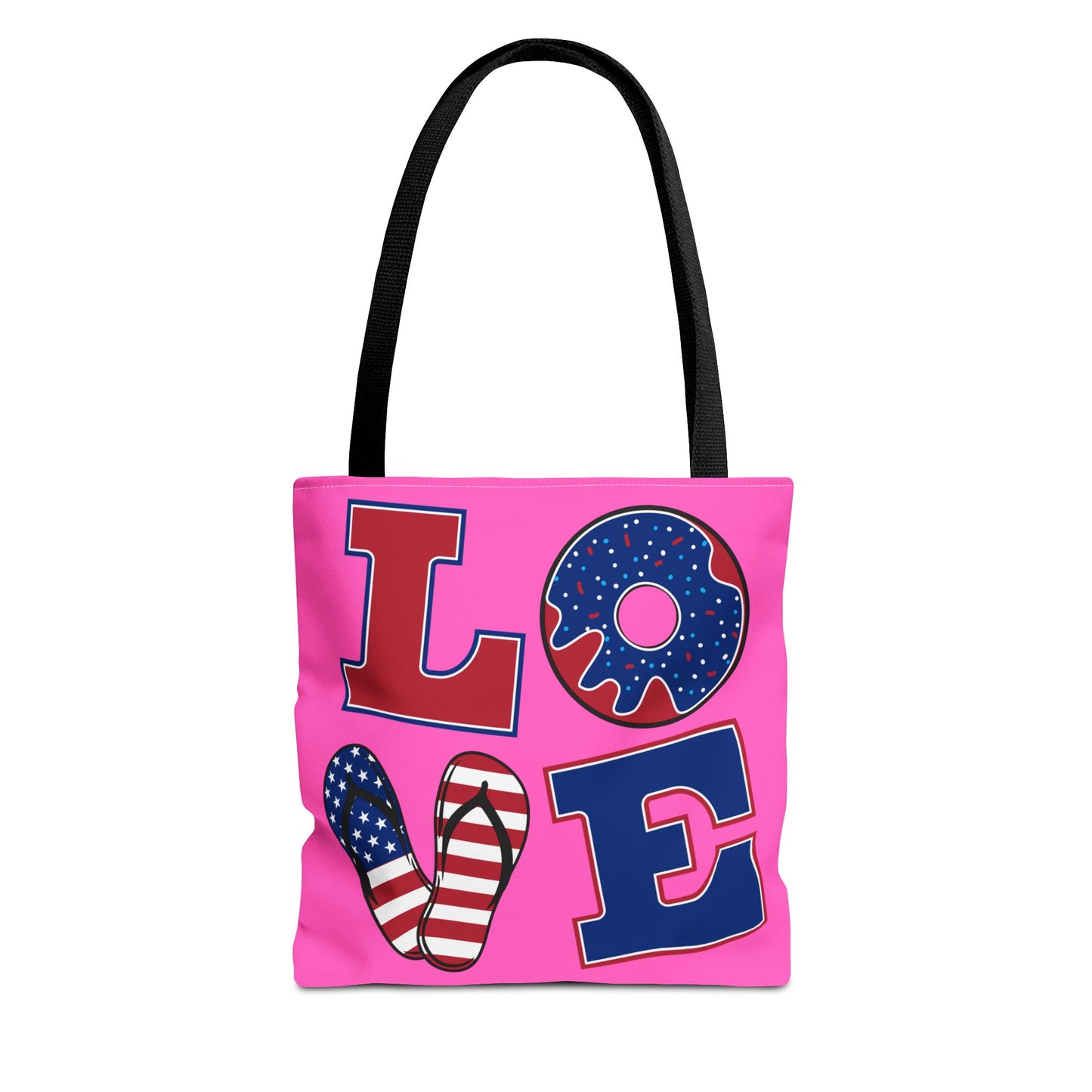 Pink Tote Bag - Vibrant and Playful Design for Summer Outings and Gifts